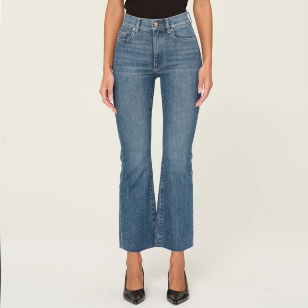 DL1961 Bridget Boot High Rise Instasculpt Ankle Length Jeans Size 28